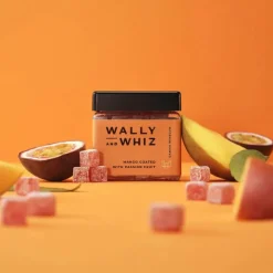 Wally and Whiz Vingummi - Mango med passionsfrugt 135 g - 1 bøtte