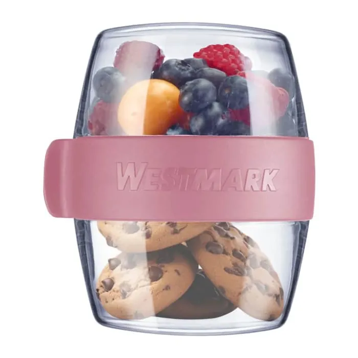 Westmark Madboks 400 ml - ABS plastik - Lyserød