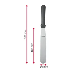 Westmark Palet L 30 cm - Rustfrit stål/plastik - sort