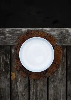 Wik & Walsøe Osean Horisont Frokosttallerken Ø 20 cm - Porecelæn - Blå/hvid