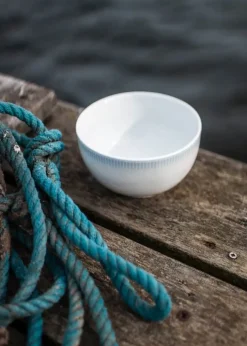 Wik & Walsøe Osean Horisont Skål 30 cl - Porecelæn - Blå/hvid