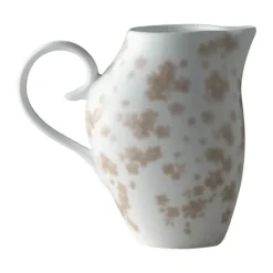Wik & Walsøe Slåpeblom Kande 25 cl - Benporcelæn - Hvid/rosa