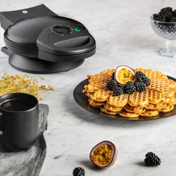 Wilfa Home Vaffeljern WM-623B Dobbelt non-stick belægning - Justérbar termostat - Inkl. doseringsske