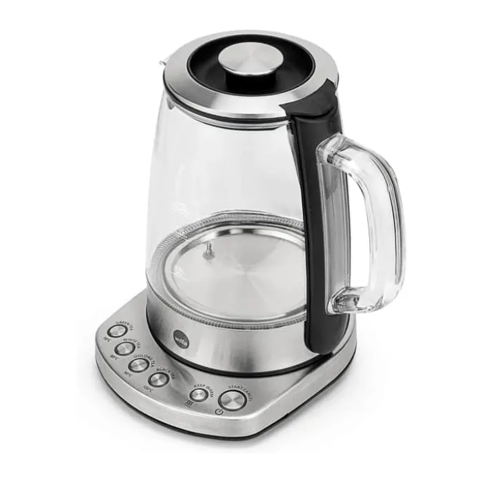Wilfa Tebrygger 1,25 liter - Glas/stål - Sølvfarvet