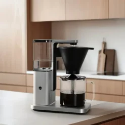Wilfa Zense Kaffemaskine 1,25 liter - 6 min. Bryggetid - Autosluk- Sølvfarvet