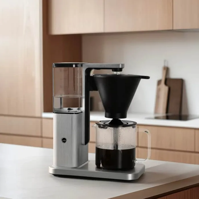 Wilfa Zense Kaffemaskine 1,25 liter - 6 min. Bryggetid - Autosluk- Sølvfarvet