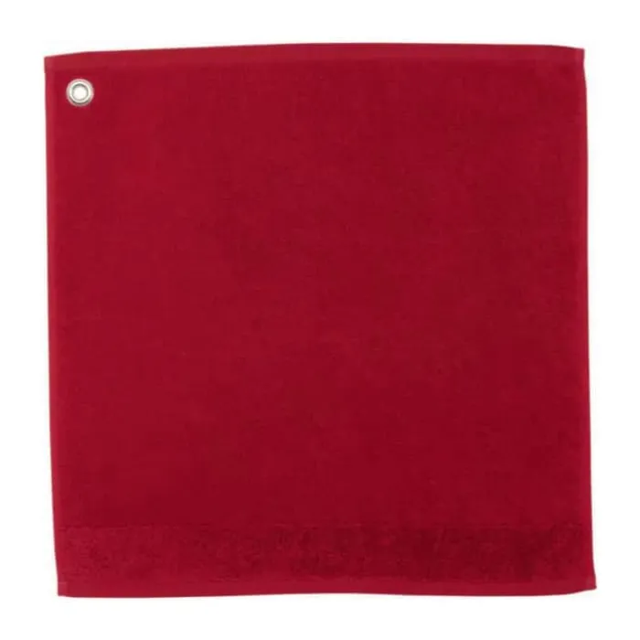 Winkler Curl Gæstehåndklæde B 50 x L 50 cm - Bomuld - Rouge