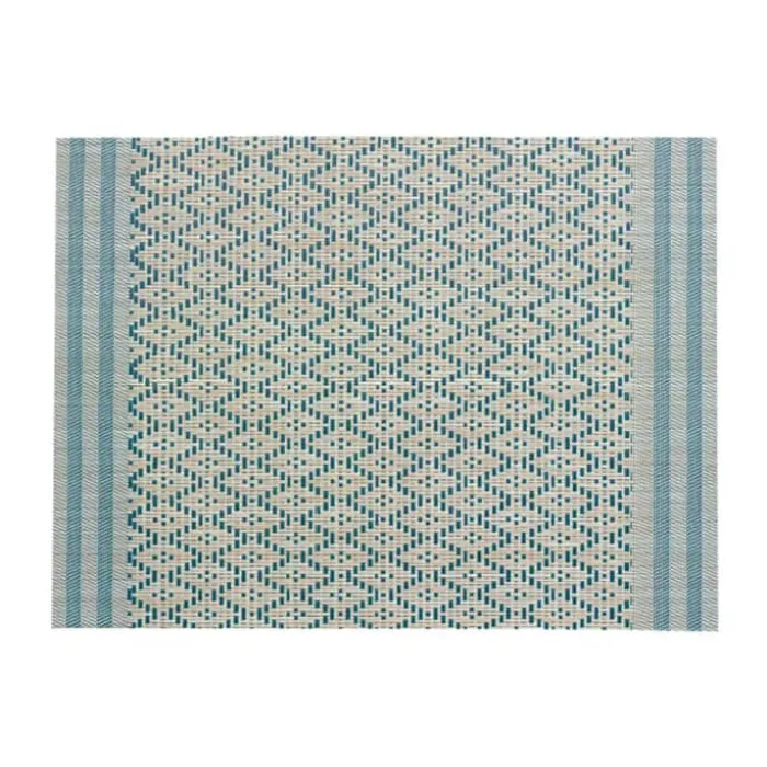Winkler Kadra Dækkeserviet - 6 stk. B 33 x L 45 cm - Pvc/polyester - Peacock