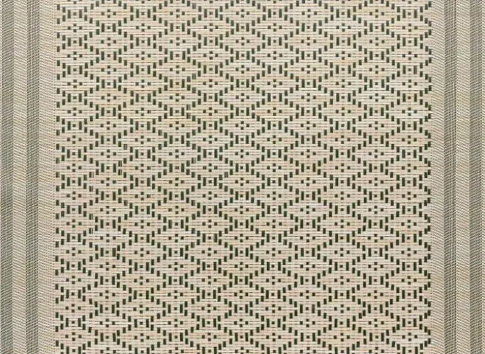 Winkler Kadra Dækkeserviet - 6 stk. B 33 x L 45 cm - Pvc/polyester - Grøn