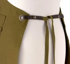 Winkler Leo Forklæde B 70 x L 90 cm - Bomuld - Kaki