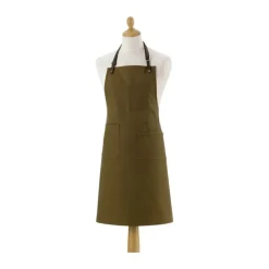 Winkler Leo Forklæde B 70 x L 90 cm - Bomuld - Kaki