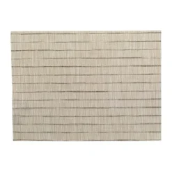 Winkler Manoka Dækkeserviet - 6 stk. B 33 x L 45 cm - Pvc/polyester - Linen