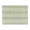 Winkler Panama Dækkeserviet - 6 stk. B 33 x L 45 cm - PVC/polyester - Grøn