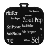 Winkler Sel&Poivre Grydelap B 20 x L 20 cm - Bomuld - Sort