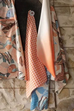 Winkler Tie&Dye Viskestykke- 6 stk. B 50 x L 70 cm - Bomuld - Peach
