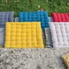 Winkler Zea Sædehynde B 38 x L 38 cm - Bomuld/polyester - Blå