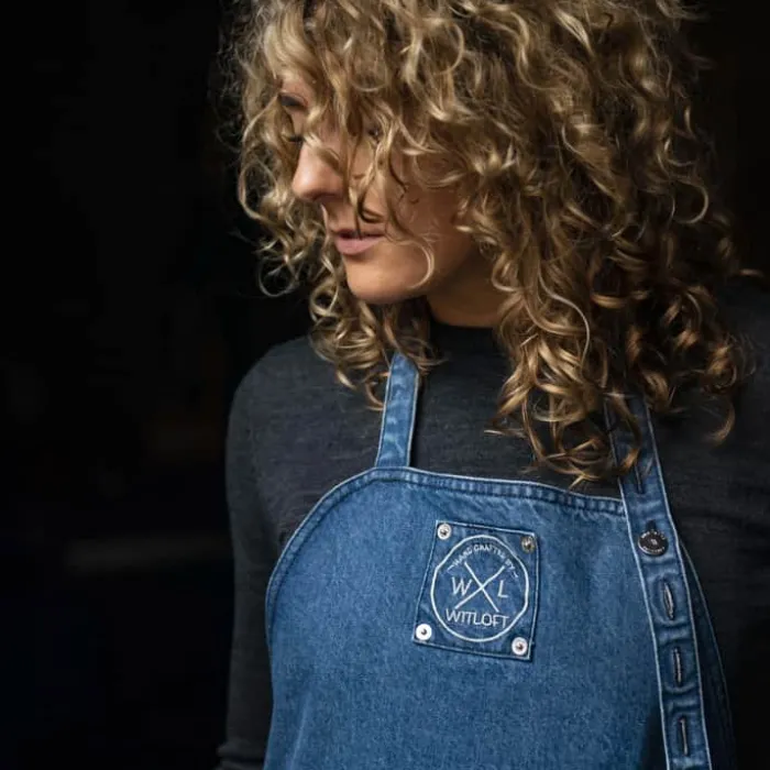 Witloft Denim Collection Forklæde H 84 x B 60 cm - Denim - Mid blue