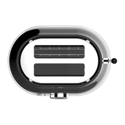 Witt Premium Retro Brødrister H 34,6 x B 24,5 cm - 1000 Watt - Sort