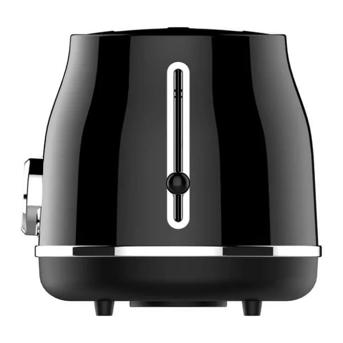 Witt Premium Retro Brødrister H 34,6 x B 24,5 cm - 1000 Watt - Sort