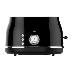 Witt Premium Retro Brødrister H 34,6 x B 24,5 cm - 1000 Watt - Sort