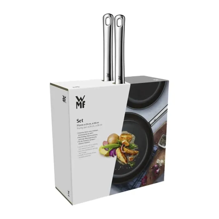 WMF Devil Stegepandesæt - 2 dele Ø 24/28 cm - Aluminium/rustfrit stål - Keramisk non-stick belægning