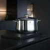 WMF Diadem Plus Gryde m. låg 6 liter - Rustfrit stål/glas
