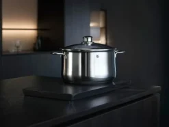 WMF Diadem Plus Gryde m. låg 6 liter - Rustfrit stål/glas