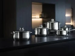 WMF Diadem Plus Kasserolle 1,4 liter - Rustfrit stål/glas
