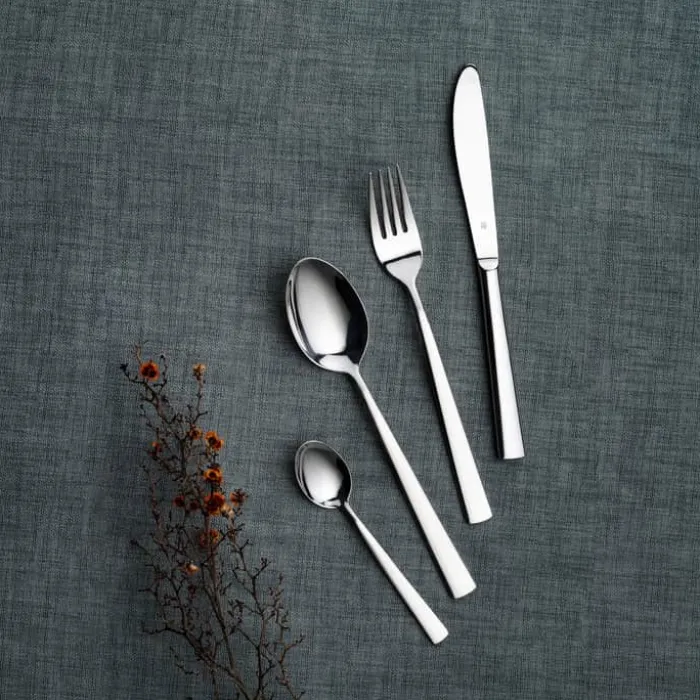 WMF Philadelphia Bestiksæt - 60 dele 12 kuverter - Rustfrit stål - Blank