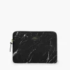 Wouf Black Marble iPad sleeve H 16,9 x 24 cm - Sort marmor