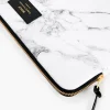 Wouf White Marble iPad sleeve H 16,9 x 24 cm - Hvid marmor