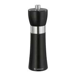 Zassenhaus Hamborg Peberkværn H 18 cm - Bøgetræ/rustfrit stål - Sort