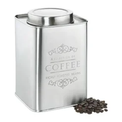 Zassenhaus Kaffedåse 1 liter - Rustfrit stål - Sølvfarvet