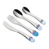 Zilverstad Børnebestik - 4 dele L 25 cm - Rustfrit stål - Multifarvet