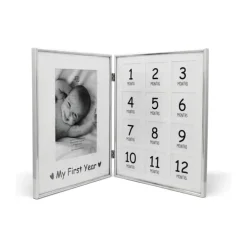 Zilverstad Fotoramme - Første år H 26 x B 20,7 x L 17,2 cm - Rustfrit stål - Sølvbelagt