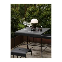 Zone A-Café Bord H 72 x B 58 x L 75 cm - Stål - Black