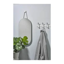 Zone A-Rack Knagerække H 11 cm x B 5 x L 40 cm - Stål - Soft grey