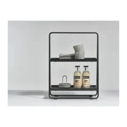 Zone A-Table Reol H 58 x B 23 x L 43 cm - Metal/jern - Sort