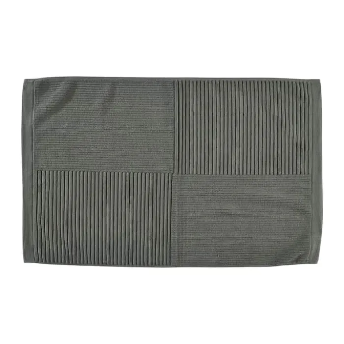 Zone Classic Bademåtte B 50 x L 80 cm - 100% Bomuld - Olivengrøn