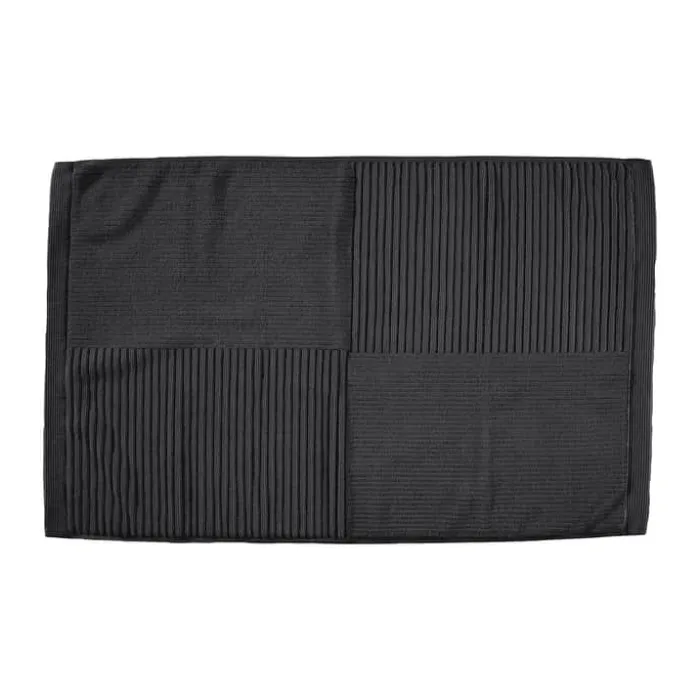 Zone Classic Bademåtte B 50 x L 80 cm - 100% Bomuld - Sort