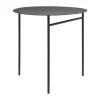 Zone Disc Bord H 72 x Ø 70 cm - Stål - Black