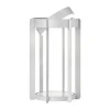 Zone Firefly LED Lanterne H 30 x Ø 19 cm - Aluminium - Soft Grey