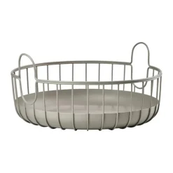 Zone Inu Kurv Ø 38 x H 18 cm - Stål - Taupe