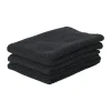 Zone Karklud - 3 stk B 27 x L 27 cm - Bomuld - Sort