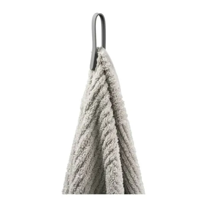 Zone Loop Håndklædestrop Magnet - 2 stk. L 7,8 cm - Silikone/Magnet - Grå