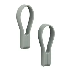 Zone Loop Håndklædestrop - 2 stk. H 7,8 x B 5,5 cm - Silikone/magnet - Matcha green