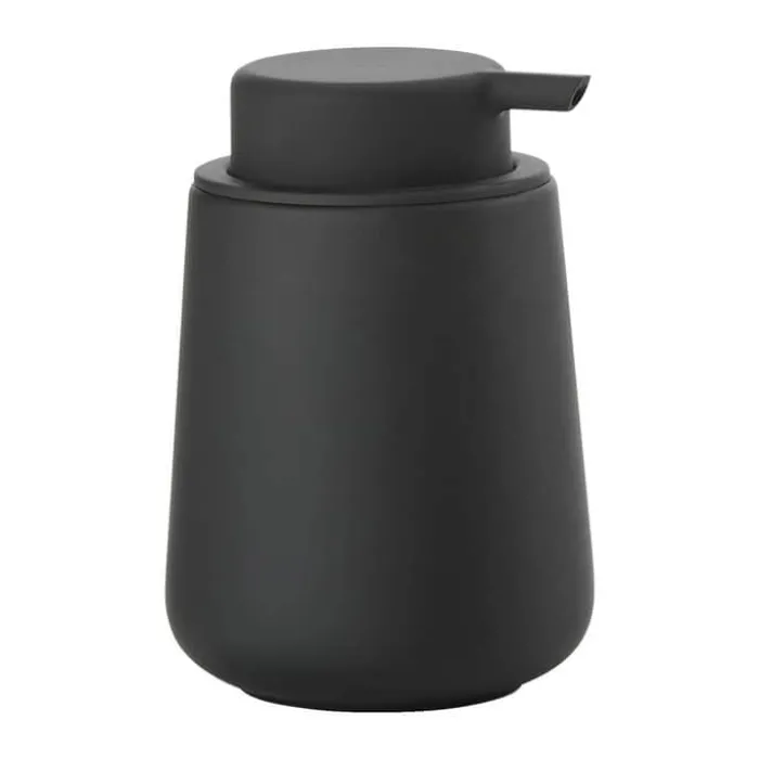 Zone Nova One Sæbedispenser H 11,5 cm - Stentøj m. softtouch - Sort