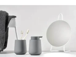 Zone Nova One Sæbedispenser H 11,5 cm - Stentøj m. softtouch - Gull grey