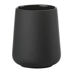 Zone Nova One Tandbørstekrus H 10 cm - Stentøj m. softtouch - Sort