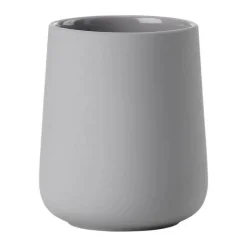 Zone Nova One Tandbørstekrus H 10 cm - Stentøj m. softtouch - Gull grey